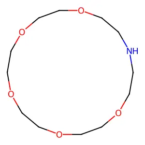 1,4,7,10,13-Pentaoxa-16-azacyclooctadecane structure