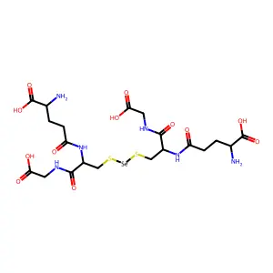 Selenodiglutathione structure