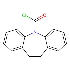 10,11-Dihydro-5H-dibenz[b,f]azepine-5-carbonyl chloride structure