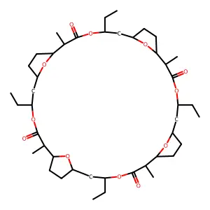Nonactin, 5,14,23,32-tetrademethyl-5,14,23,32-tetraethyl- structure