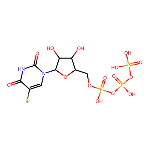 5-Bromouridine triphosphate structure