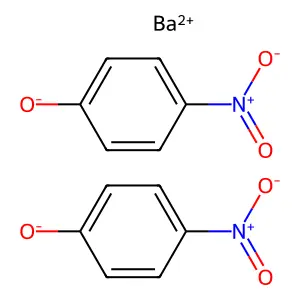 Barium bis(4-nitrophenolate) structure