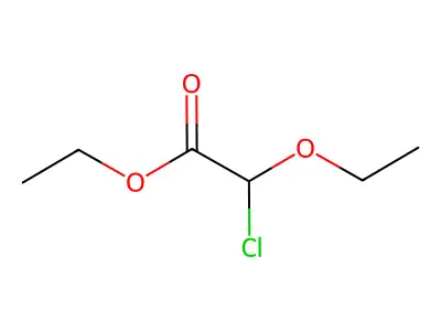 Ethyl 2-(1-chloroethoxy)acetate structure