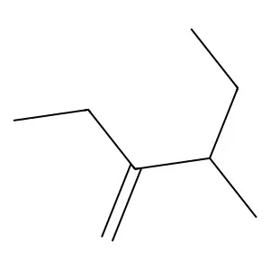 Hexane, 3-methyl-4-methylene- structure