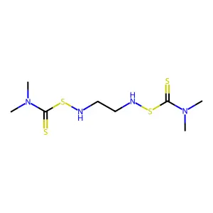 2,7-Dithia-3,6-diazaoctanedithioamide, N,N,N',N'-tetramethyl- structure