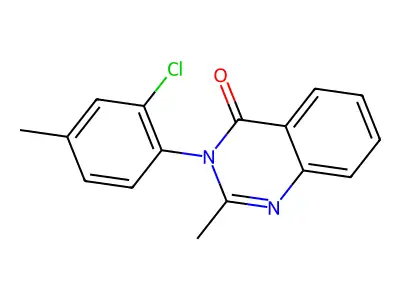 4(3H)-Quinazolinone, 3-(2-chloro-p-tolyl)-2-methyl- structure