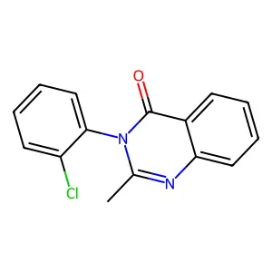 Mecloqualone structure