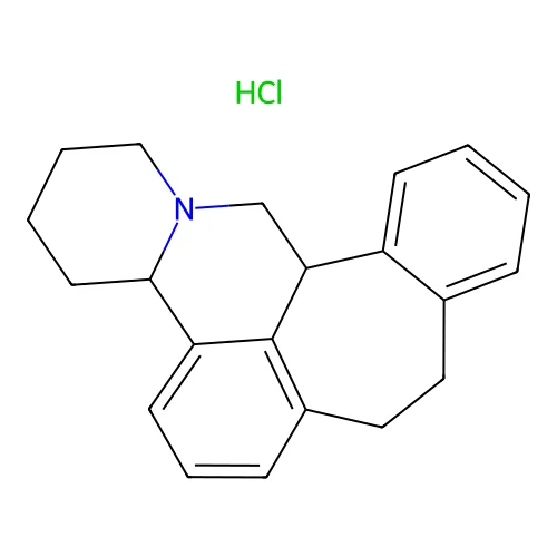 Taclamine HCl structure