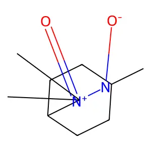 2,3-Diazabicyclo(3.2.2)non-2-ene, 1,4,4-trimethyl-, 2,3-dioxide structure