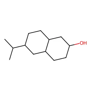 2-Naphthalenol, decahydro-6-(1-methylethyl)- structure