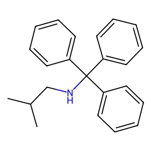 Propylamine, 2-methyl-N-trityl- structure