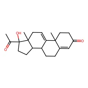 17-Hydroxypregna-4,9(11)-diene-3,20-dione structure