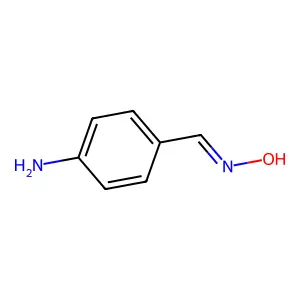 Benzaldehyde, 4-amino-, oxime structure