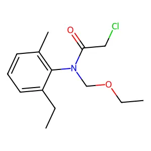 Acetochlor structure