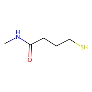 N-methyl-4-sulfanylbutanamide structure