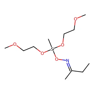 2-Butanone, O-[bis(2-methoxyethoxy)methylsilyl]oxime structure