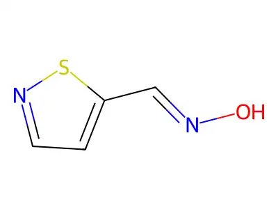 5-Isothiazolecarboxaldehyde, oxime structure