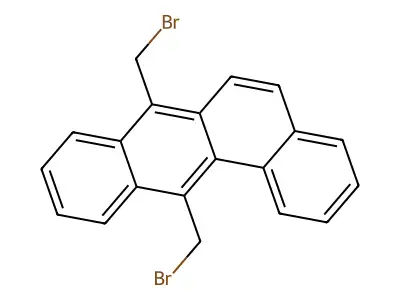 Benz(a)anthracene, 7,12-bis(bromomethyl)- structure