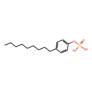 p-Nonylphenyl dihydrogen phosphate structure