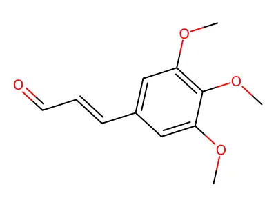 3-(3,4,5-Trimethoxyphenyl)-2-propenal structure
