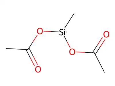 [Acetyloxy(methyl)silyl] acetate structure