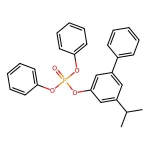 Phosphoric acid, (1-methyl-1-phenylethyl)phenyl diphenyl ester structure