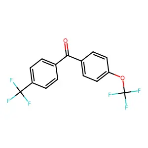 4-(Trifluoromethoxy)-4'-(trifluoromethyl)benzophenone structure