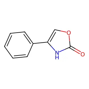 4-Oxazolin-2-one, 4-phenyl- structure