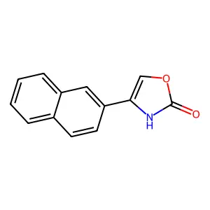 4-Oxazolin-2-one, 4-(2-naphthyl)- structure