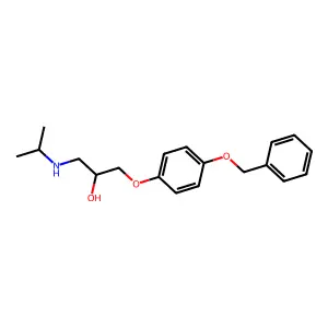 (S)-1-(p-(Benzyloxy)phenoxy)-3-(isopropylamino)propan-2-ol structure