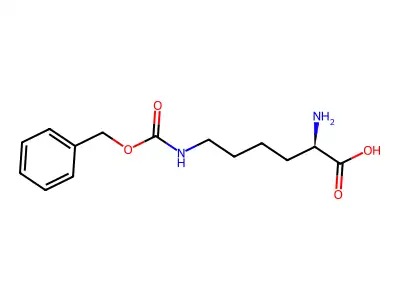 2-Amino-6-(((benzyloxy)carbonyl)amino)hexanoic acid structure