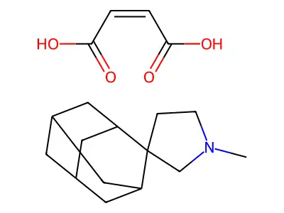 1'-Methylspiro[adamantane-2,3'-pyrrolidine] structure