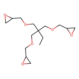1-(2,3-Epoxypropoxy)-2,2-bis((2,3-epoxypropoxy)methyl)butane structure