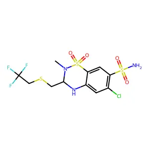 Polythiazide structure