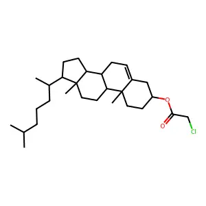 Cholesteryl chloroacetate structure