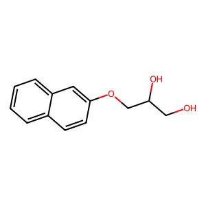 1,2-Propanediol, 3-(2-naphthyloxy)- structure