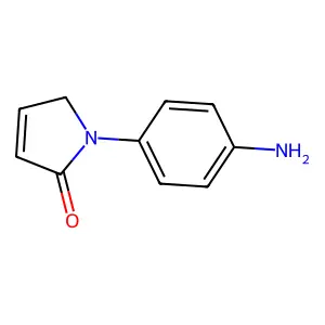 1-(4-aminophenyl)-2,5-dihydro-1H-pyrrol-2-one structure