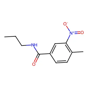 4-methyl-3-nitro-N-propylbenzamide structure