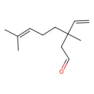 6-Octenal, 3-ethenyl-3,7-dimethyl- structure
