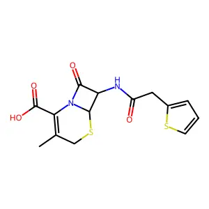 Deacetoxycephalothin structure