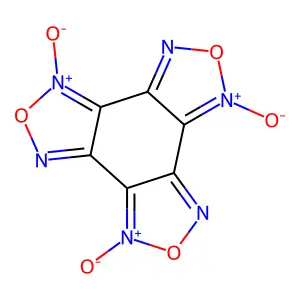 Benzenetrifuroxan structure