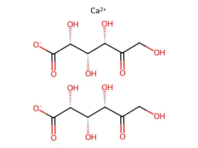 2,3,4,6-Tetrahydroxy-5-oxohexanoic acid structure