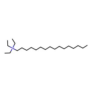 1-Hexadecanaminium, N,N,N-triethyl- structure