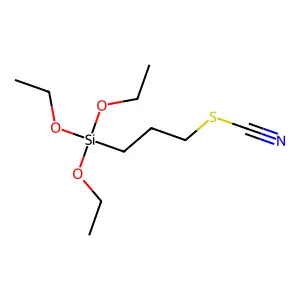 3-(Triethoxysilyl)propyl thiocyanate structure