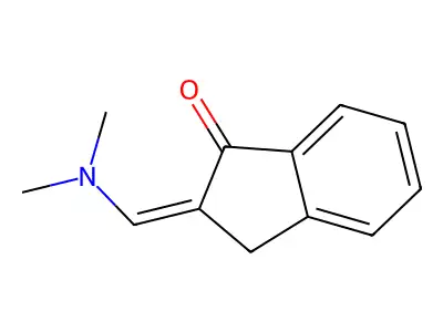 2-(dimethylaminomethylidene)-3H-inden-1-one structure
