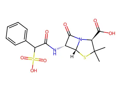 Sulbenicillin structure