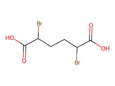 2,5-Dibromoadipic acid structure