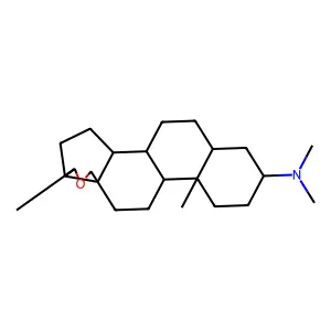 (20R)-18,20-Epoxy-N,N-dimethyl-5alpha-pregnan-3beta-amine structure