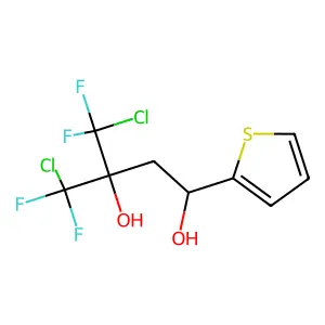 1,3-Butanediol, 4-chloro-3-chlorodifluoromethyl-4,4-difluoro-1-(2-thienyl)- structure