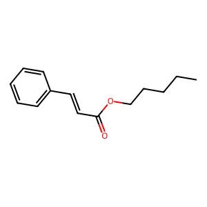 2-Propenoic acid, 3-phenyl-, pentyl ester structure